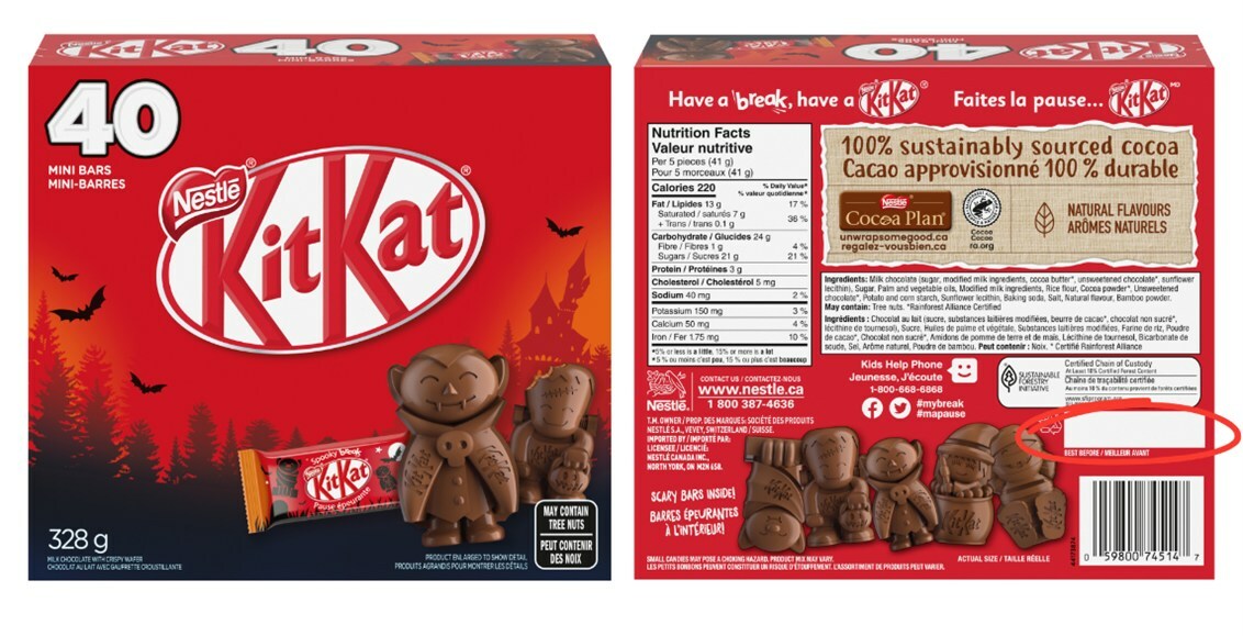 Nestle recalls Hallowe’en candy treat Acadia Broadcasting